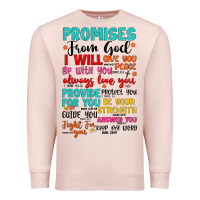 Pale Pink promises from god Premium Sweatshirt - Artiststas