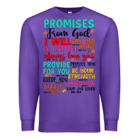 Purple promises from god Premium Sweatshirt - Artiststas