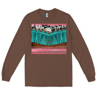 Chestnut western fringe cowhide leopard Long Sleeve Tee - BarkalooDesign