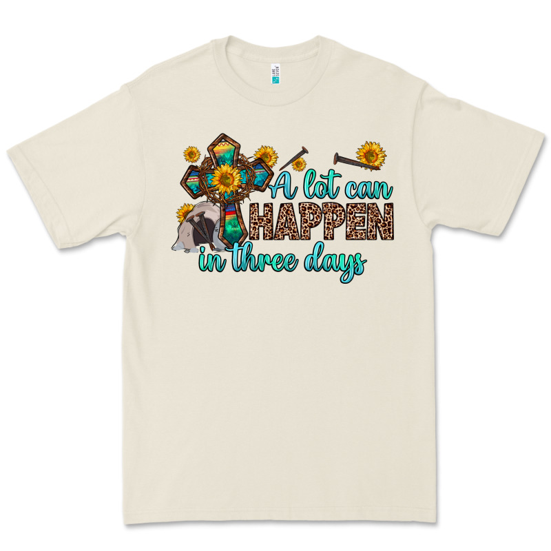 A Lot Can Happen In Three Days Premium Tee by Zillion Design Studio | Teevron