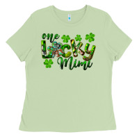 Matcha st. patricks day one lucky mimi Ladies Tee - RanaPortraitStore