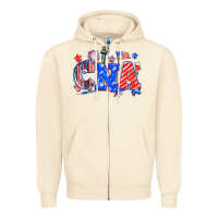 Sandshell 4th of july cna Zipper Hoodie - NancyCooperArtShop