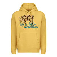 Antique Gold Life is Better on the Farm Premium Hoodie - Bettercallsaul