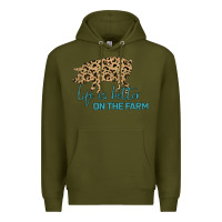 Army Green Life is Better on the Farm Premium Hoodie - Bettercallsaul