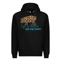 Black Life is Better on the Farm Premium Hoodie - Bettercallsaul