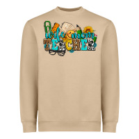 Mushroom wife mom teacher with sunflowers Heavyweight Sweatshirt - AdoDesignShop