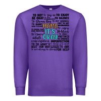 Purple mama it s okay Premium Sweatshirt - Artiststas