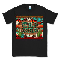 Black wild chıld aztec gemstone and cactus Classic Tee - Artiststas