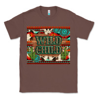Chestnut wild chıld aztec gemstone and cactus Classic Tee - Artiststas