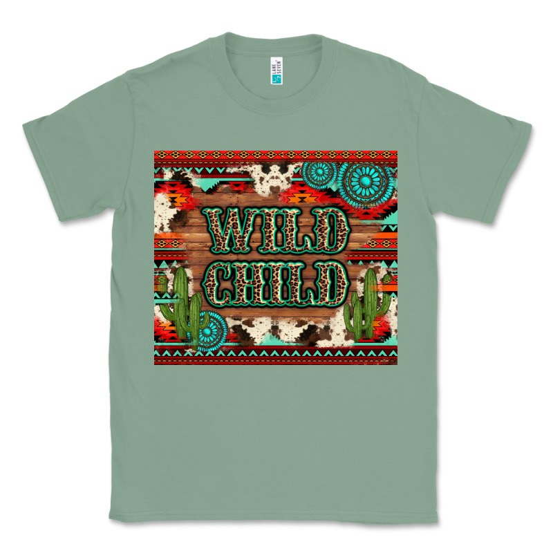Wild Chıld Aztec Gemstone And Cactus Classic Tee by Artiststas | Teevron