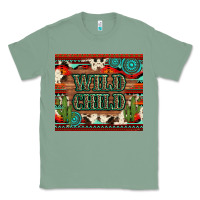 Sage wild chıld aztec gemstone and cactus Classic Tee - Artiststas