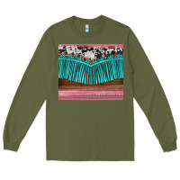 Army Green western fringe cowhide leopard Long Sleeve Tee - BarkalooDesign