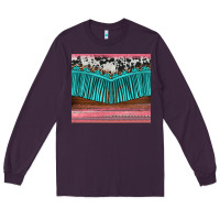 Plum western fringe cowhide leopard Long Sleeve Tee - BarkalooDesign