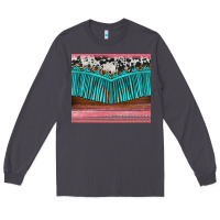 Smoke western fringe cowhide leopard Long Sleeve Tee - BarkalooDesign