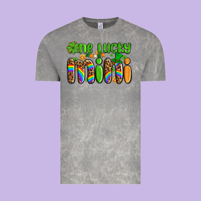 St Patricks One Lucky Mini Vintage Tee Designed By Adodesignshop