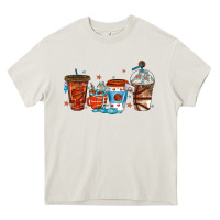 Cream basketball coffee cups Heavy Core Tee - texasbilliewilder