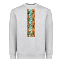 Heather Grey dinosaur brontosaurus pen wrap Heavyweight Sweatshirt - Artiststas