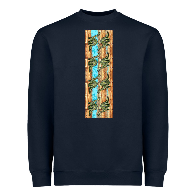 Dinosaur Brontosaurus Pen Wrap Heavyweight Sweatshirt by Artiststas | Teevron