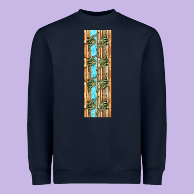 Dinosaur Brontosaurus Pen Wrap Heavyweight Sweatshirt Designed By Artiststas