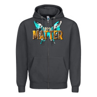 Smoke you matter Zipper Hoodie - NancyCooperArtShop