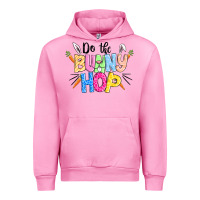 Fuchsia Pink do the bunny hop easter Urban Hoodie - CowGirlArtShop