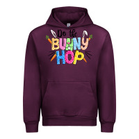 Mauve Wine do the bunny hop easter Urban Hoodie - CowGirlArtShop