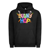 Pigment Black do the bunny hop easter Urban Hoodie - CowGirlArtShop