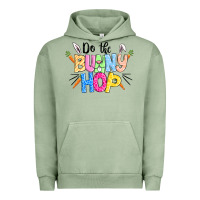 Pigment Oil Green do the bunny hop easter Urban Hoodie - CowGirlArtShop