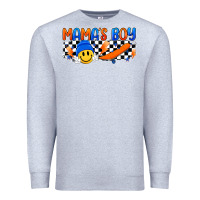 Heather Grey mama s boy Premium Sweatshirt - Artiststas