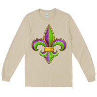 Mushroom mardi gras fleur de lis leopard Long Sleeve Tee - Jasminsmagicworld