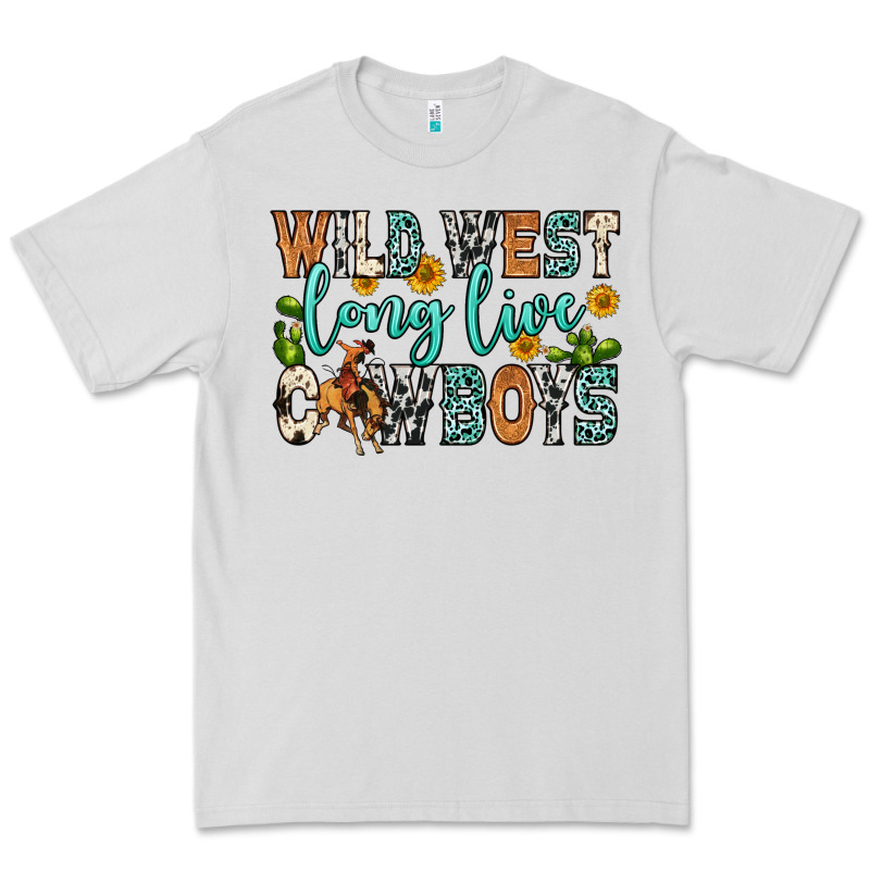 Wild West Long Live Cowboys Premium Tee by Zillion Design Studio | Teevron