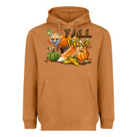 Meerkat Fall Vibes Fox Heavyweight Hoodie - LillyAllenDesigns