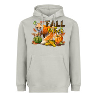 Moon Dust Fall Vibes Fox Heavyweight Hoodie - LillyAllenDesigns