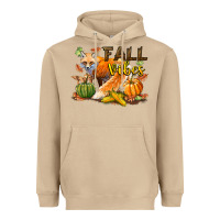 Mushroom Fall Vibes Fox Heavyweight Hoodie - LillyAllenDesigns