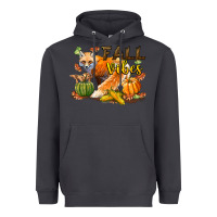 Smoke Fall Vibes Fox Heavyweight Hoodie - LillyAllenDesigns