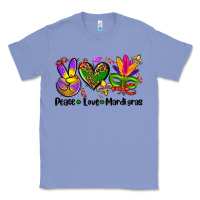 Colony Blue peace love  mardi gras Classic Tee - AdoDesignShop