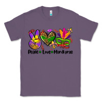 Lavender peace love  mardi gras Classic Tee - AdoDesignShop