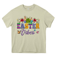 Mossy easter vibes and butterfly with bunny and flowers Heavy Core Tee - Artiststas