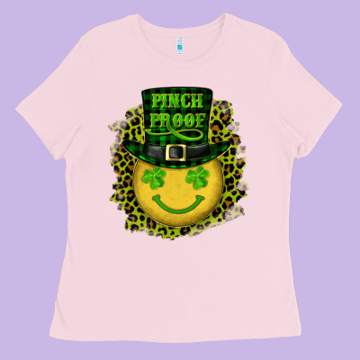Ladies Tee st. patricks day pinch proof lucky face