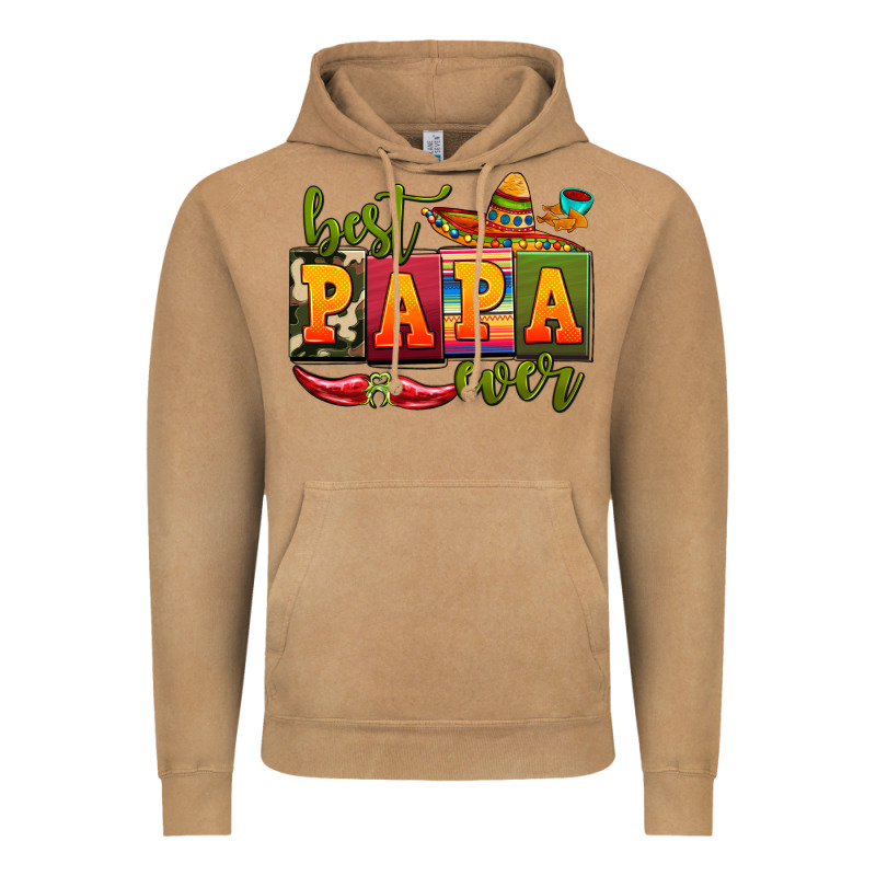Best Papa Ever Vintage Hoodie by AdoDesignShop | Teevron