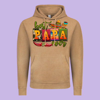Best Papa Ever Vintage Hoodie Designed By Adodesignshop