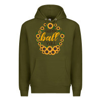 Army Green Happy Fall Sunflowers Premium Hoodie - Bettercallsaul