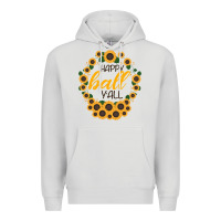 Dove Grey Happy Fall Sunflowers Premium Hoodie - Bettercallsaul