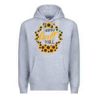Heather Grey Happy Fall Sunflowers Premium Hoodie - Bettercallsaul