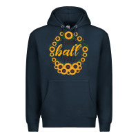 Navy Happy Fall Sunflowers Premium Hoodie - Bettercallsaul