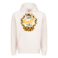 Pale Pink Happy Fall Sunflowers Premium Hoodie - Bettercallsaul