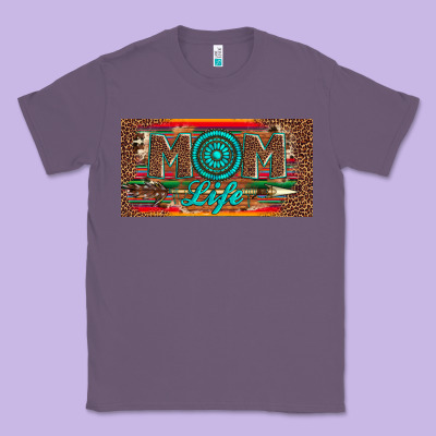 Mom Life License Plate Classic Tee Designed By Artiststas