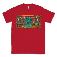Red mom life license plate Classic Tee - Artiststas