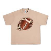 Burro football cowhide leopard patch Urban Heavy Tee - JahusDesignShop