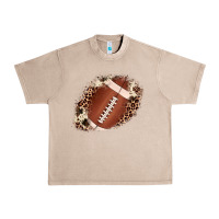 French Oak football cowhide leopard patch Urban Heavy Tee - JahusDesignShop